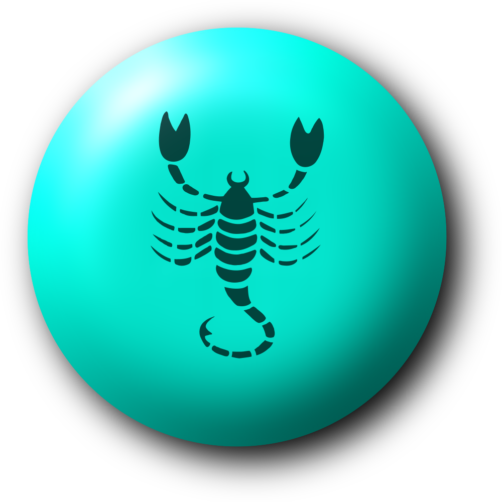 OnlineLabels Clip Art - Scorpio drawing 5